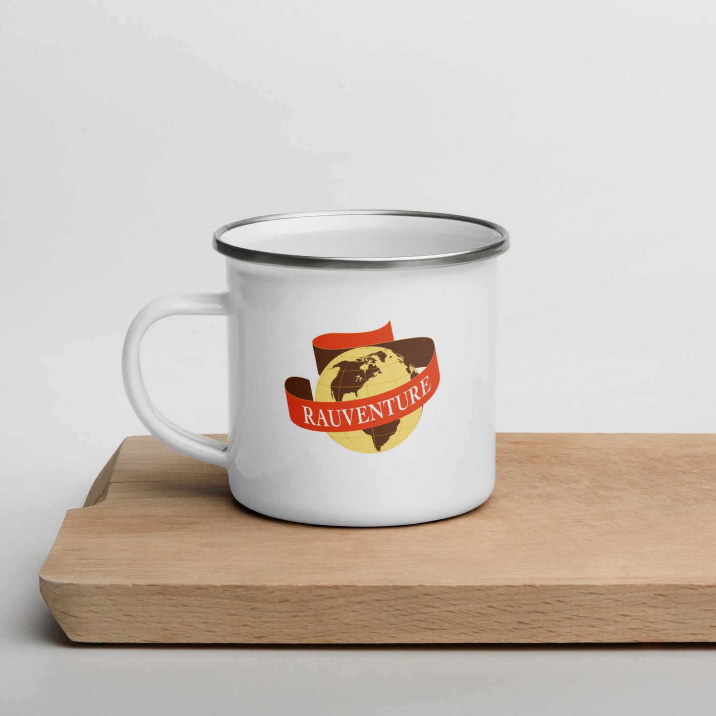 RauVenture Logo - Enamel Camp Mug
