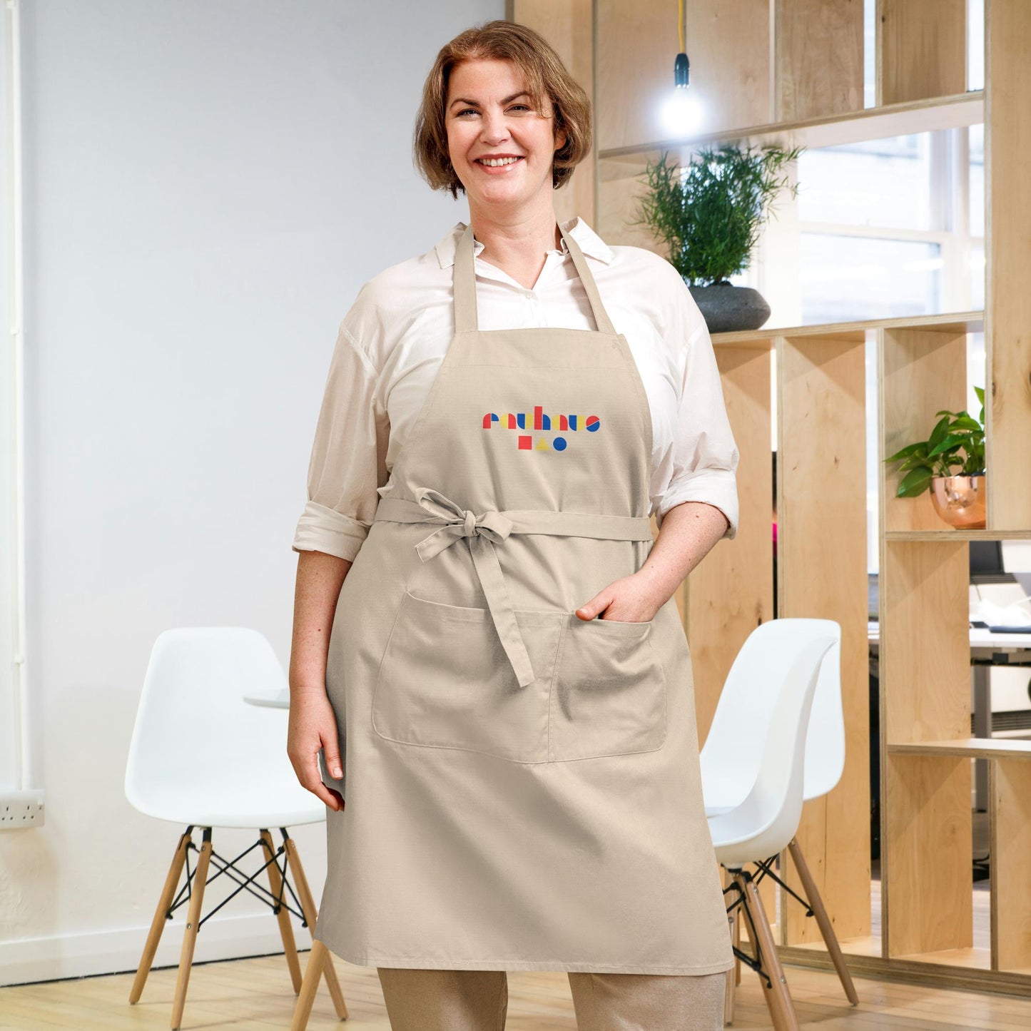 Rauhaus (Bauhaus style) Apron - Organic Cotton