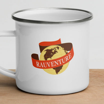 RauVenture Logo - Enamel Camp Mug