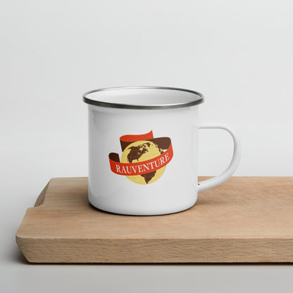 RauVenture Logo - Enamel Camp Mug