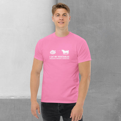 Carnivore / Herbivore - "I eat my vegetables..." T-shirt - Men's classic tee
