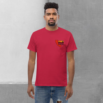 Long Beach Patch/Map (front/back) T-shirt - Men's classic tee