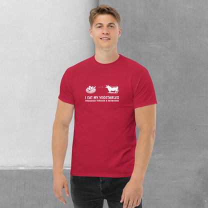 Carnivore / Herbivore - "I eat my vegetables..." T-shirt - Men's classic tee