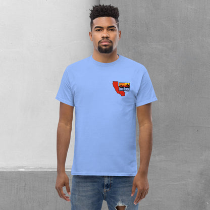 Long Beach Patch/Map (front/back) T-shirt - Men's classic tee