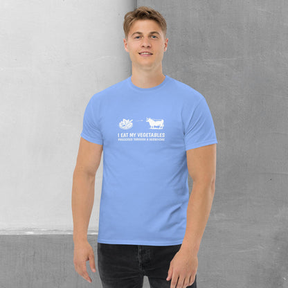 Carnivore / Herbivore - "I eat my vegetables..." T-shirt - Men's classic tee
