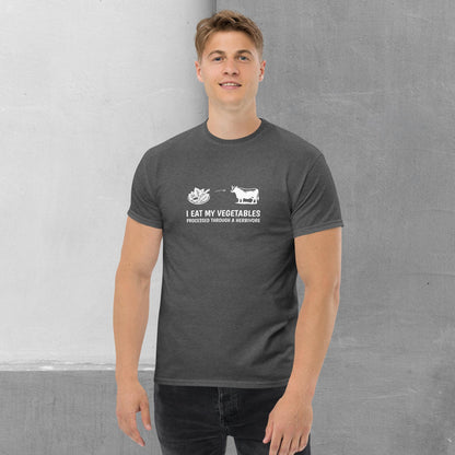 Carnivore / Herbivore - "I eat my vegetables..." T-shirt - Men's classic tee