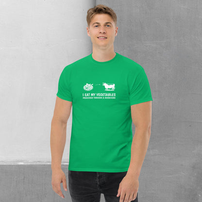 Carnivore / Herbivore - "I eat my vegetables..." T-shirt - Men's classic tee