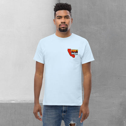 Long Beach Patch/Map (front/back) T-shirt - Men's classic tee