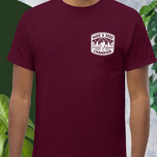 Sasquatch Hide & Seek Champion T-shirt - Men's classic tee