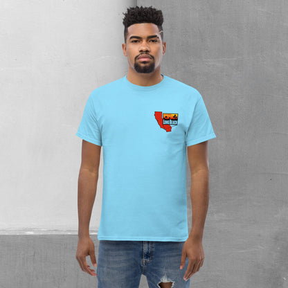 Long Beach Patch/Map (front/back) T-shirt - Men's classic tee