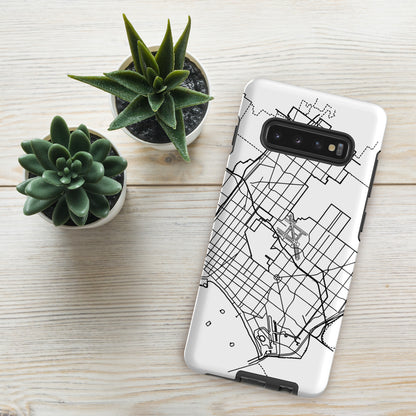 Long Beach Map - Samsung compatible Tough Case