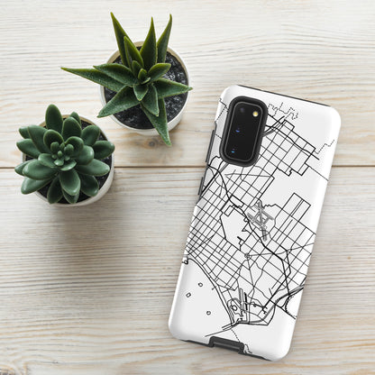 Long Beach Map - Samsung compatible Tough Case