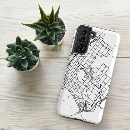 Long Beach Map - Samsung compatible Tough Case