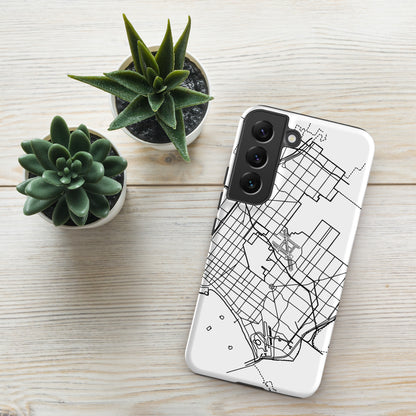 Long Beach Map - Samsung compatible Tough Case