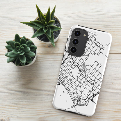 Long Beach Map - Samsung compatible Tough Case