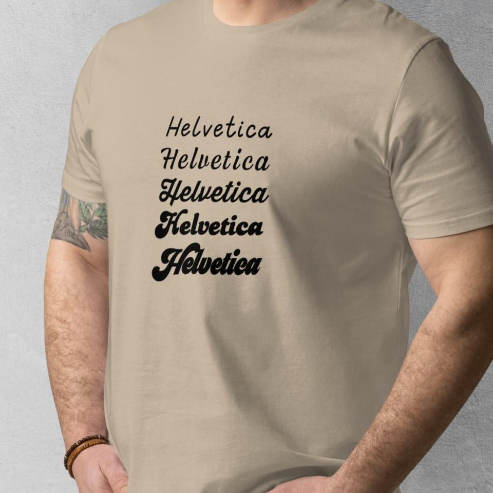 Definitely Not Helvetica T-shirt - Organic cotton unisex tee