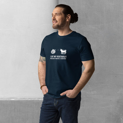 Carnivore / Herbivore - "I eat my vegetables..." T-shirt - Organic cotton unisex tee