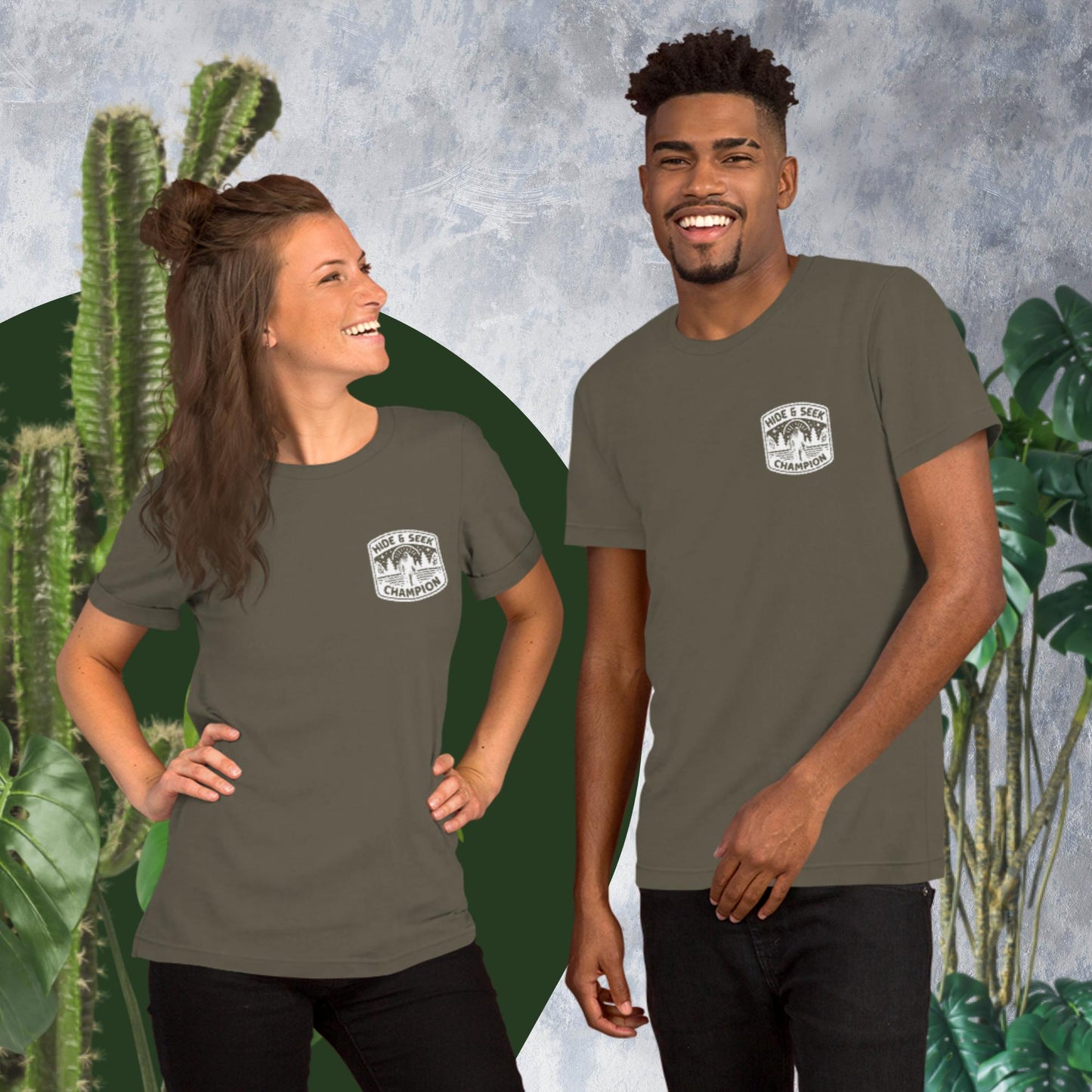 Sasquatch Hide & Seek Champion T-shirt - Unisex staple tee