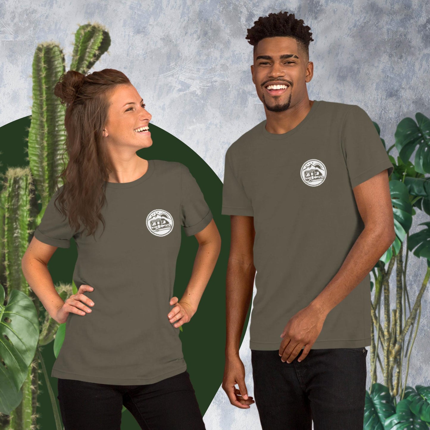 Camper in the Mountains T-shirt - Unisex staple tee