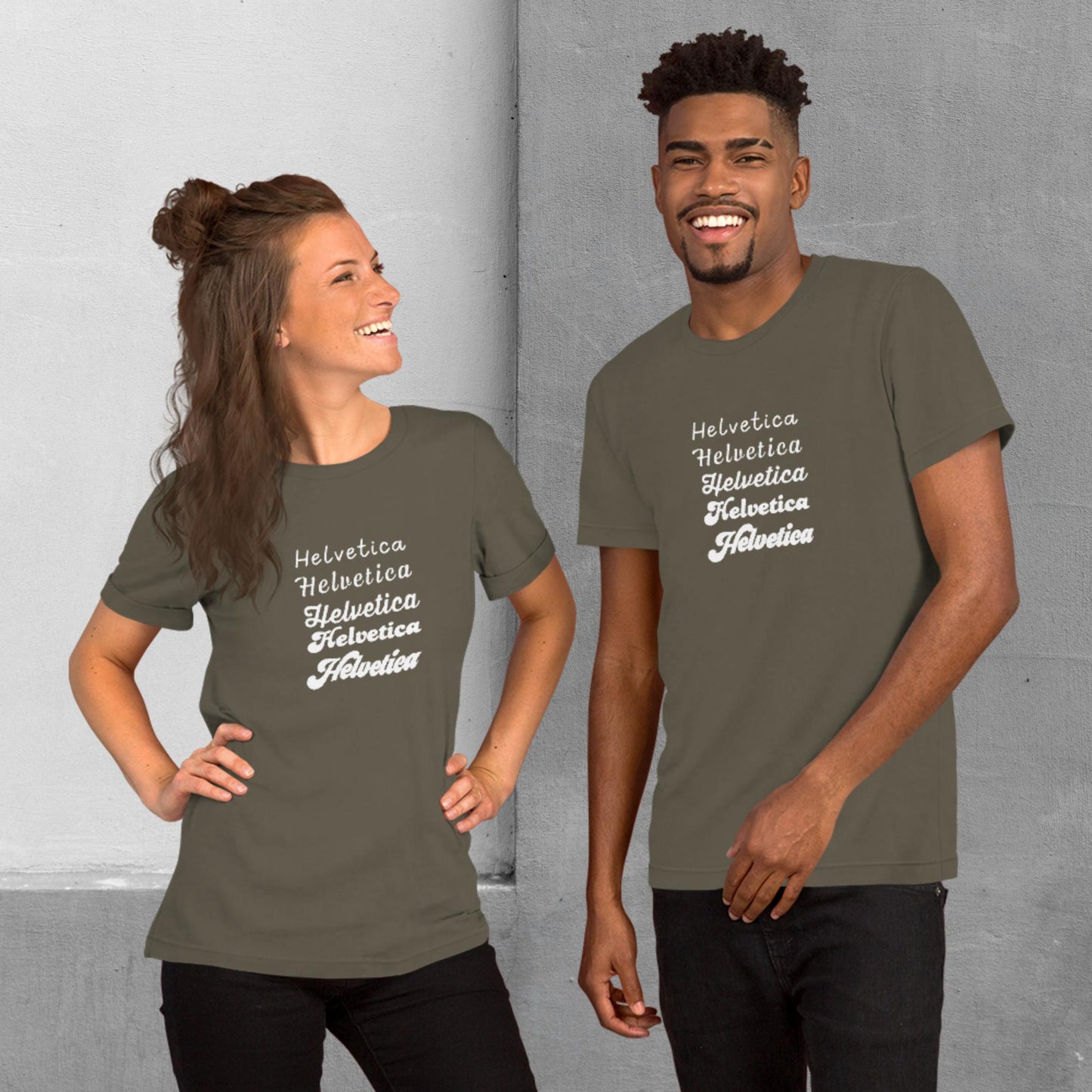 Definitely Not Helvetica T-shirt - Unisex staple tee