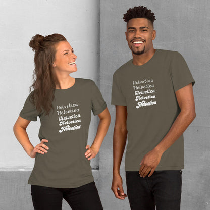 Definitely Not Helvetica T-shirt - Unisex staple tee