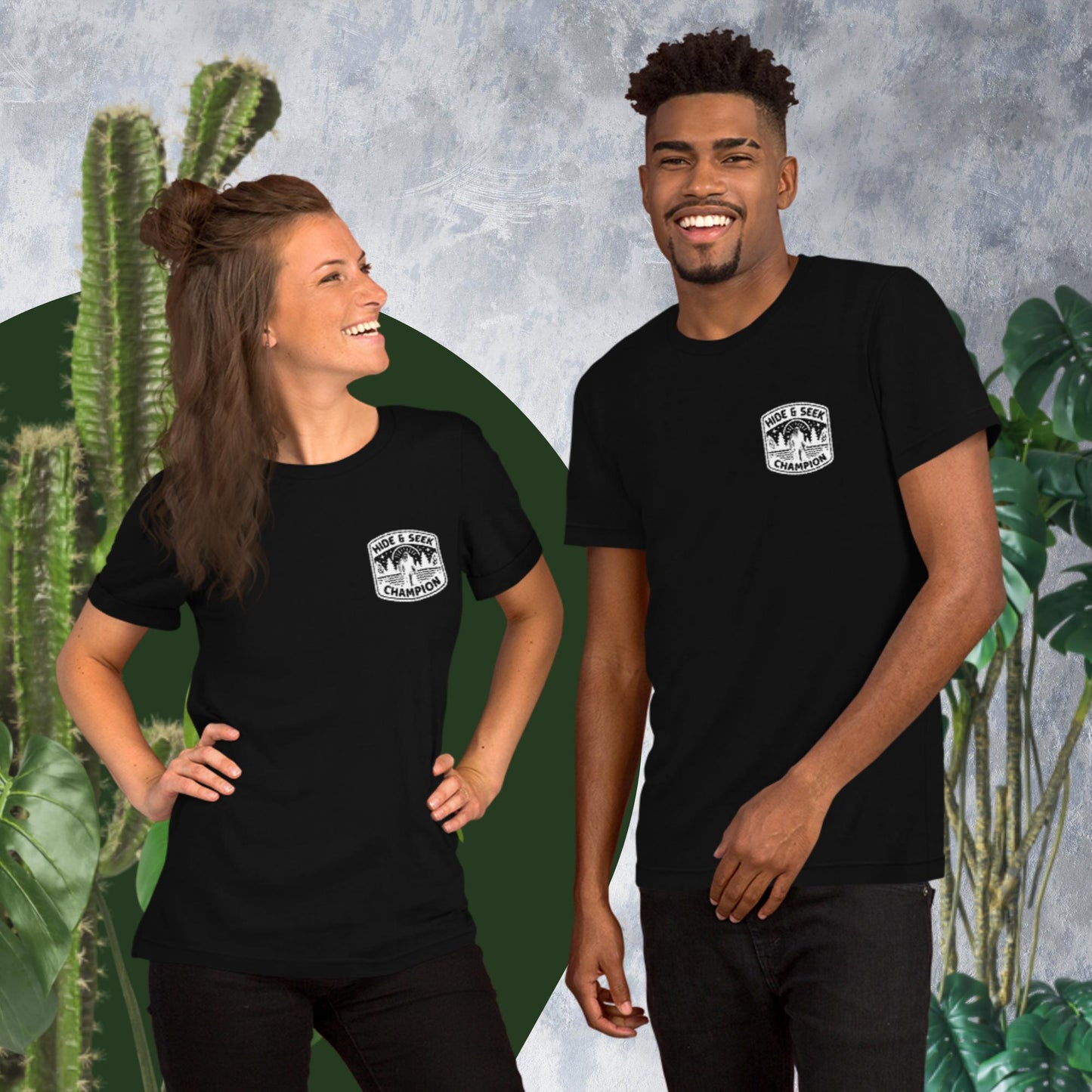 Sasquatch Hide & Seek Champion T-shirt - Unisex staple tee