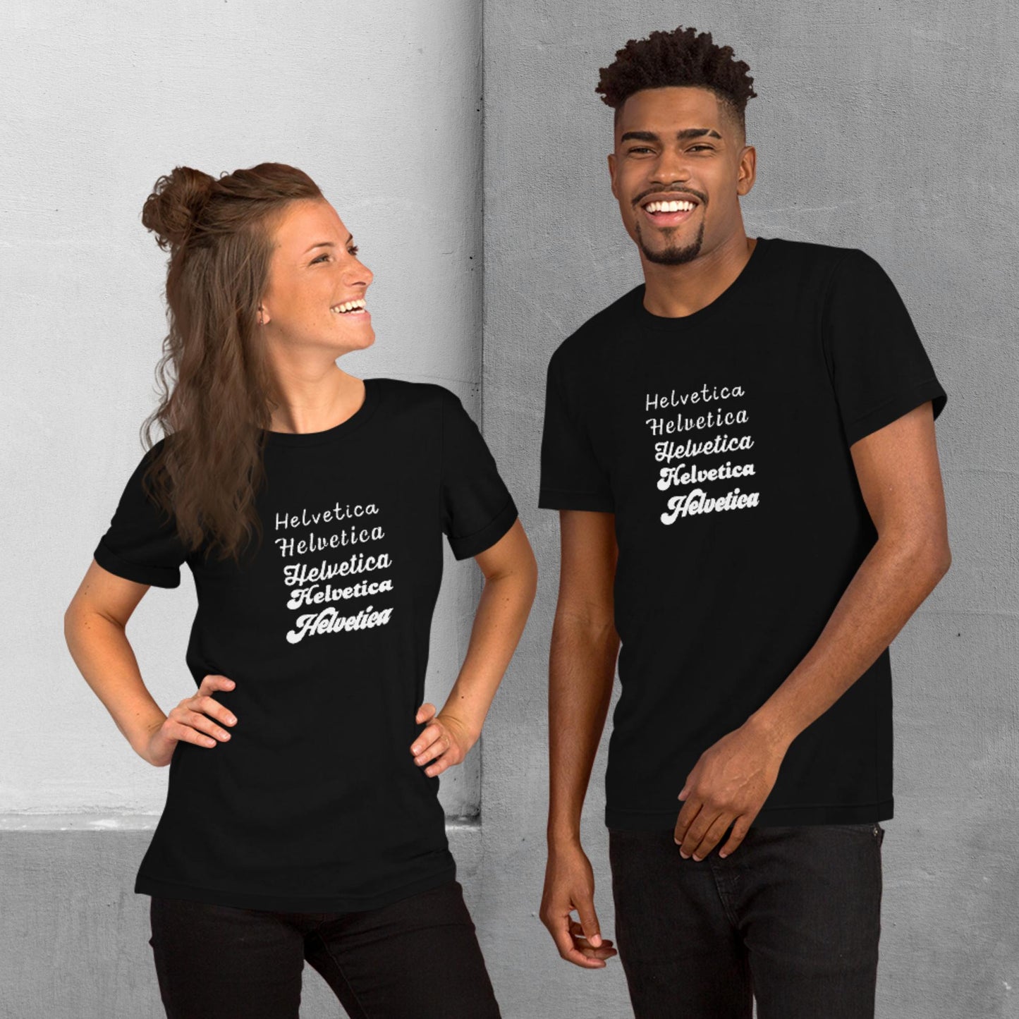 Definitely Not Helvetica T-shirt - Unisex staple tee