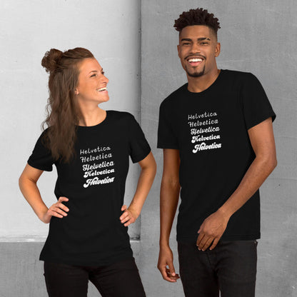 Definitely Not Helvetica T-shirt - Unisex staple tee
