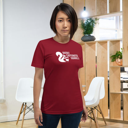 Overly Caffeinated Squirrels T-shirt - Unisex staple tee