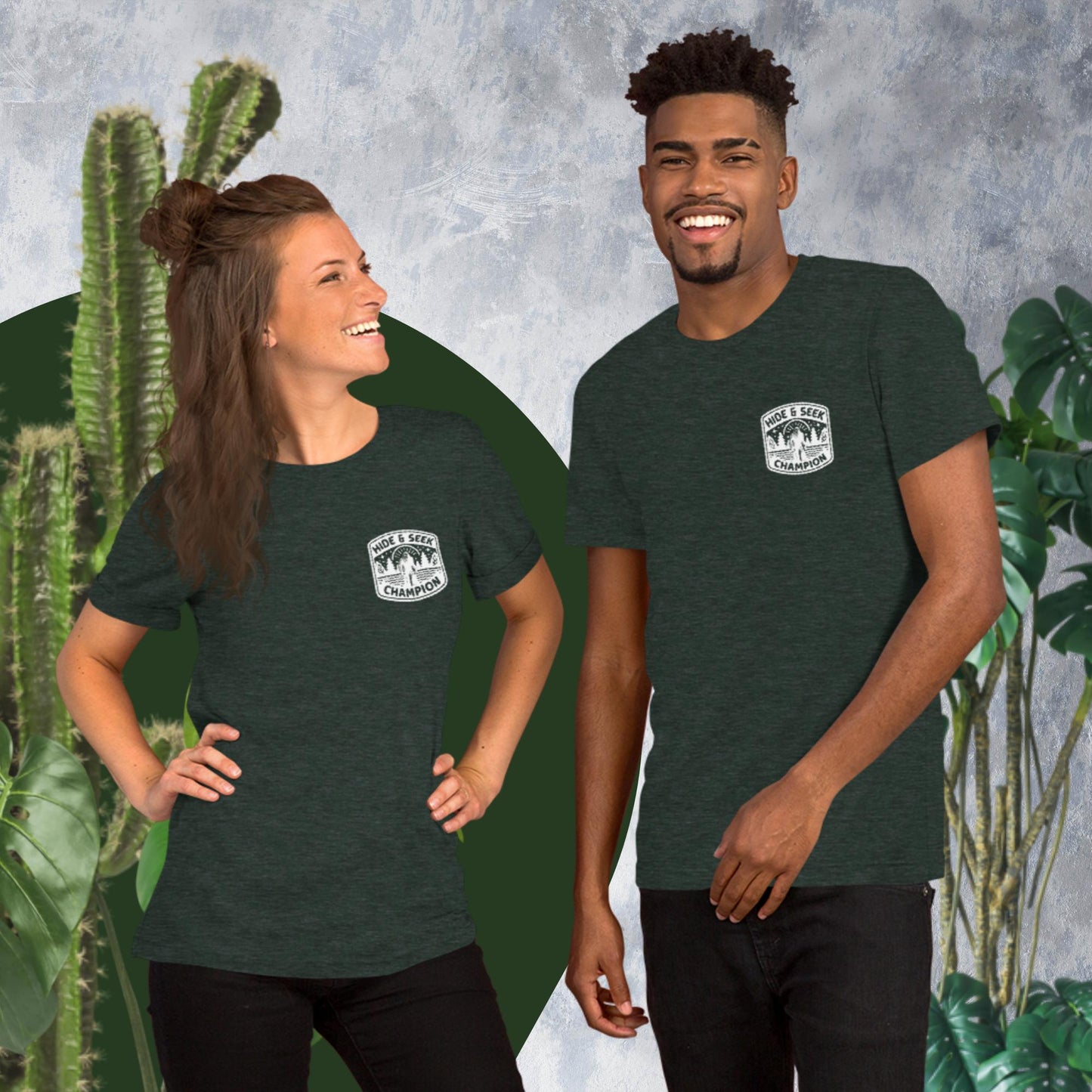 Sasquatch Hide & Seek Champion T-shirt - Unisex staple tee