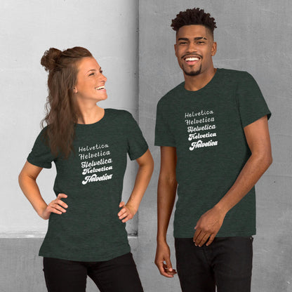 Definitely Not Helvetica T-shirt - Unisex staple tee