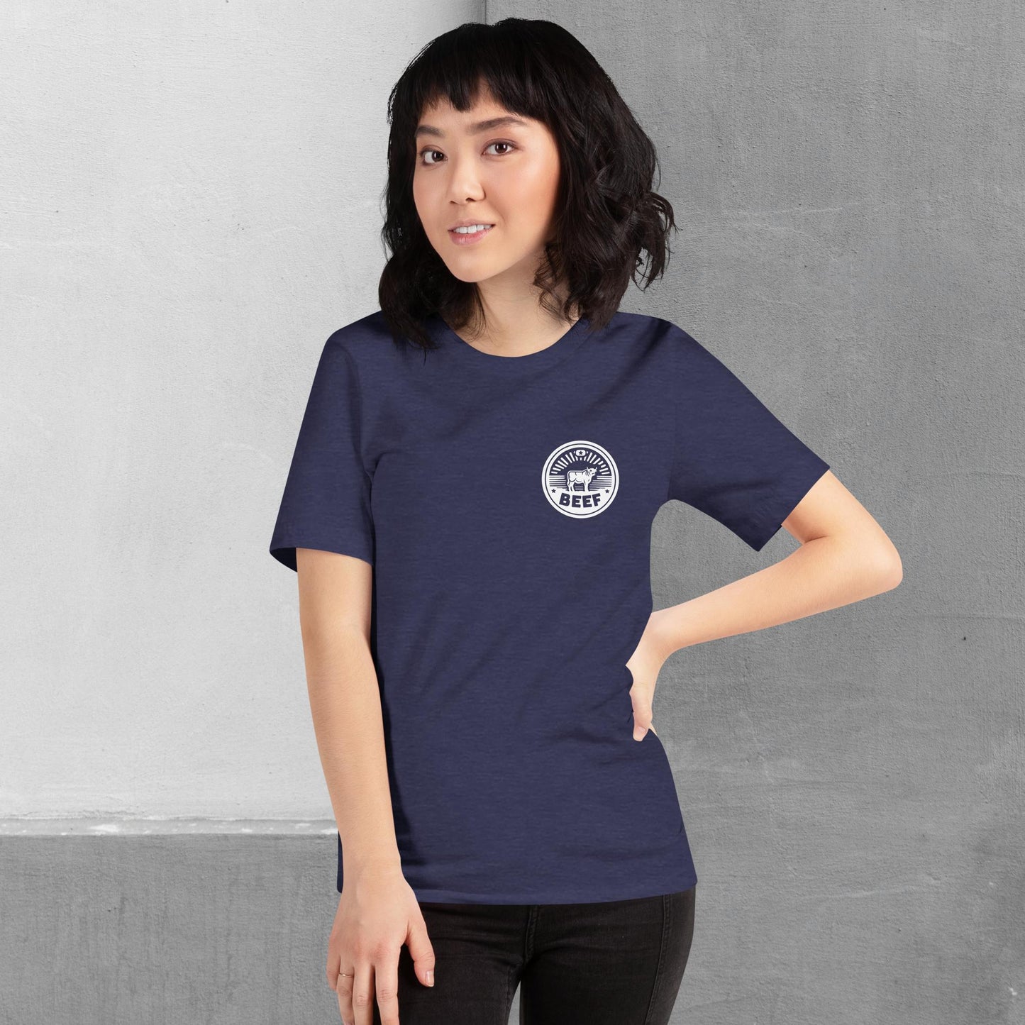 Beef / Cattle t-shirt (front/back) - Unisex staple tee