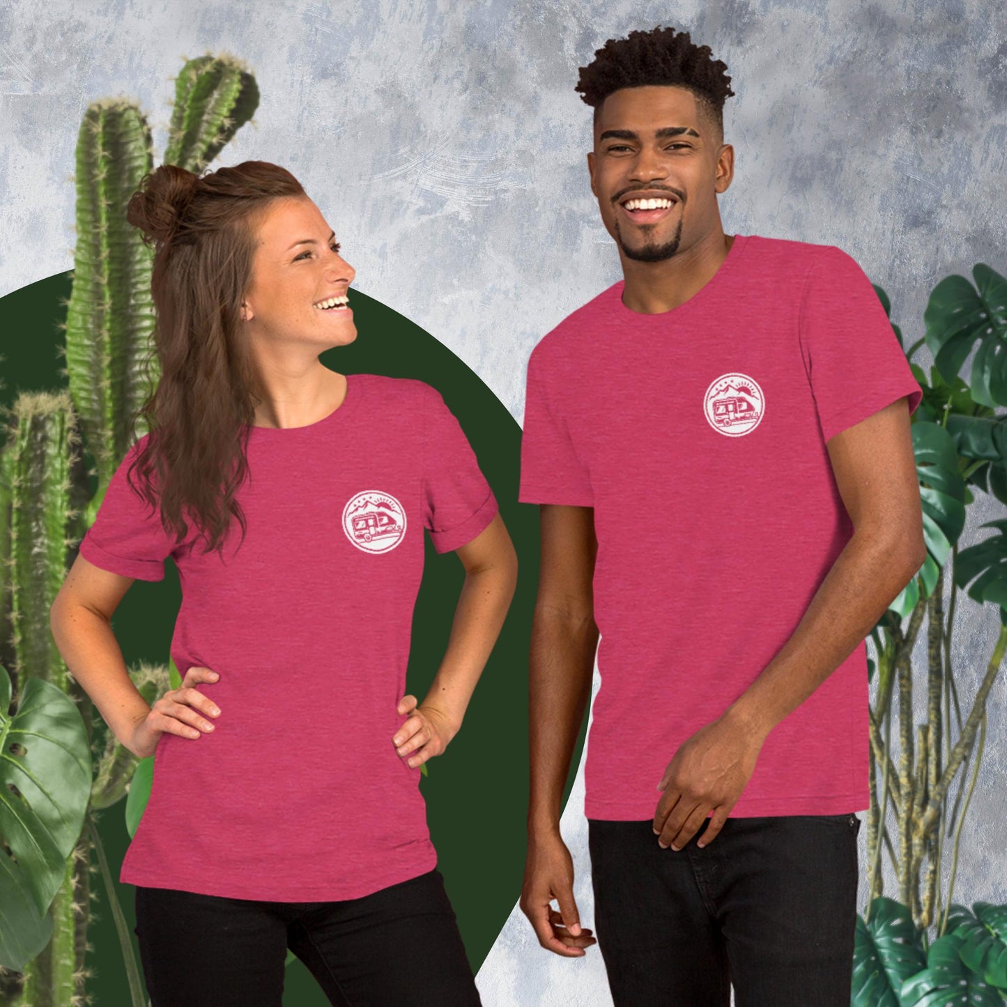 Camper in the Mountains T-shirt - Unisex staple tee