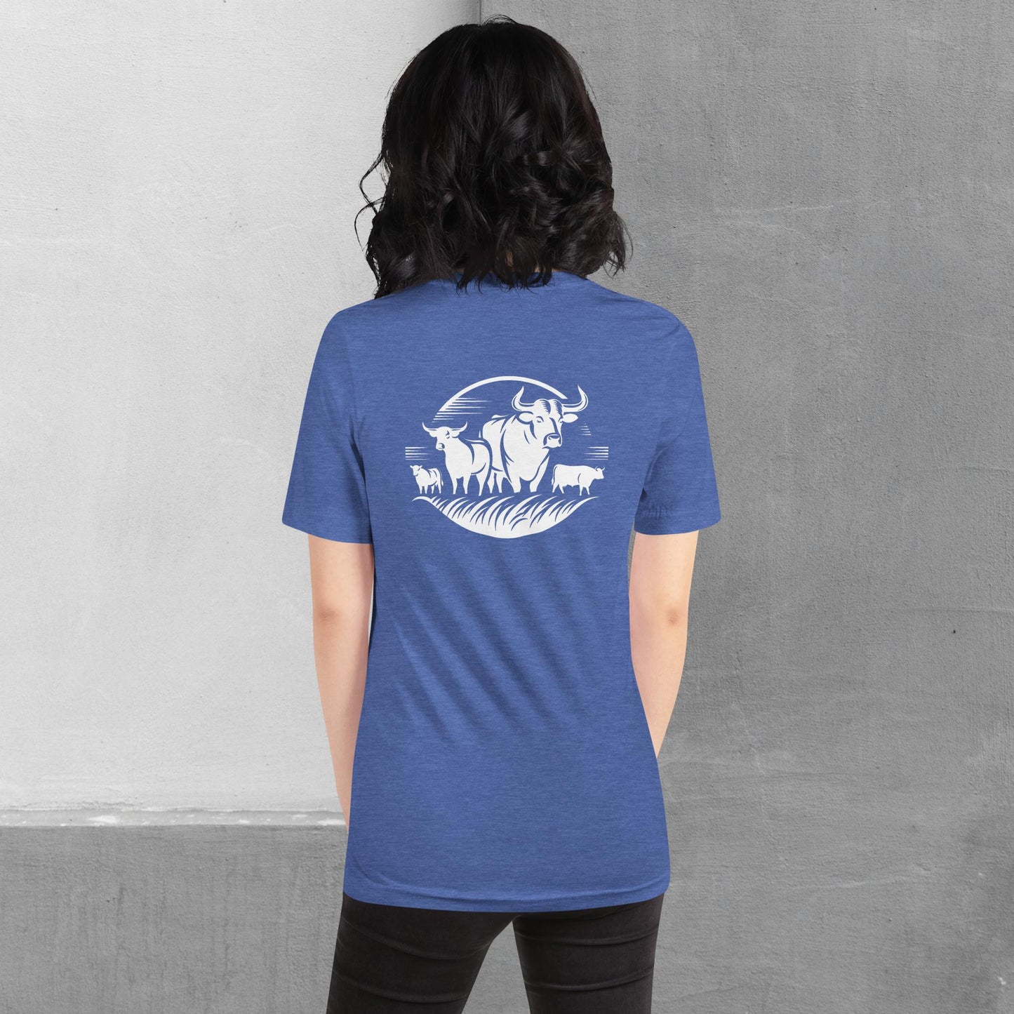 Beef / Cattle t-shirt (front/back) - Unisex staple tee