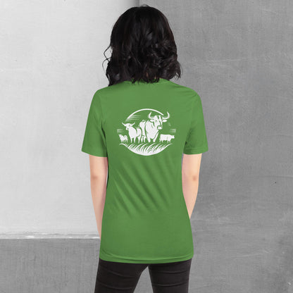 Beef / Cattle t-shirt (front/back) - Unisex staple tee