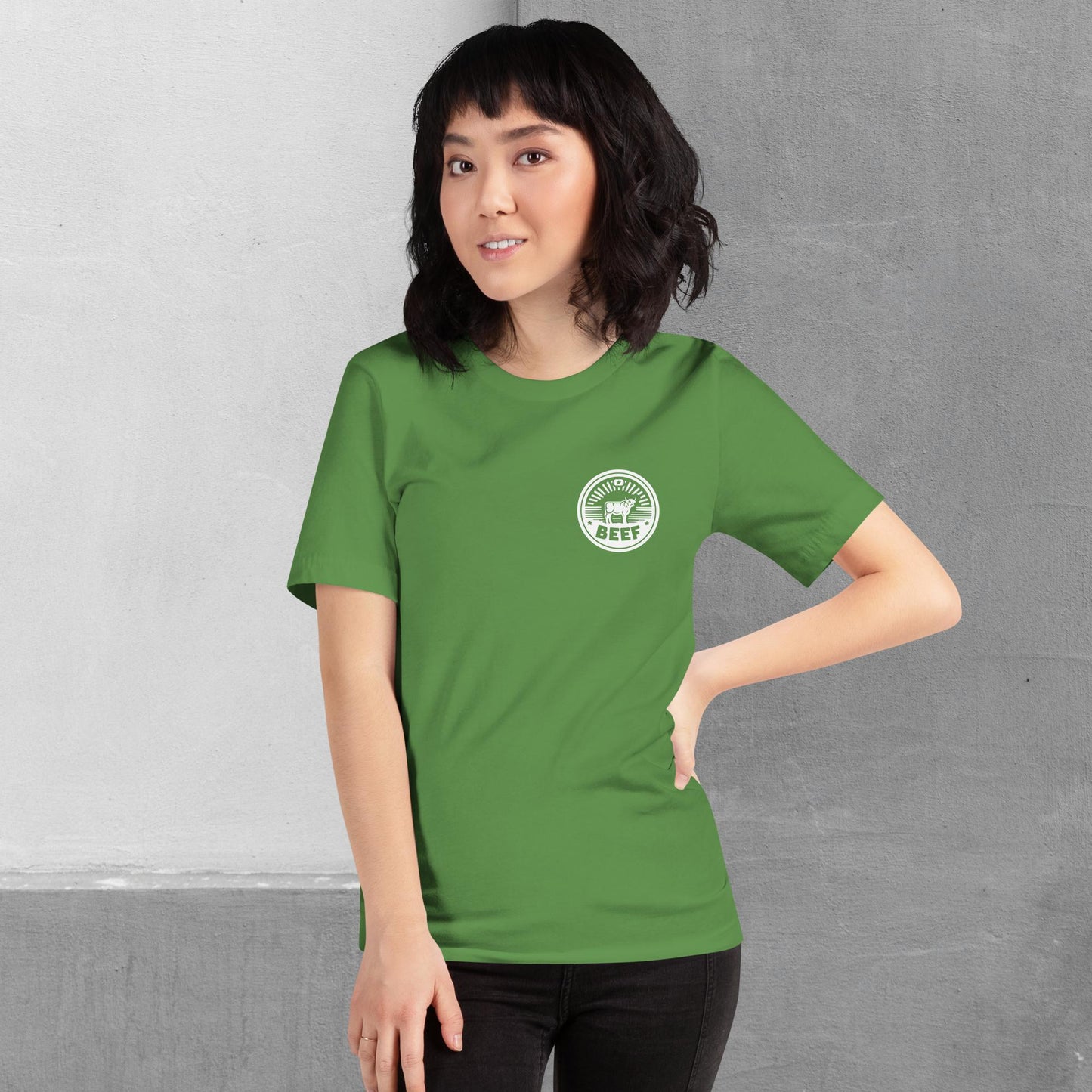 Beef / Cattle t-shirt (front/back) - Unisex staple tee