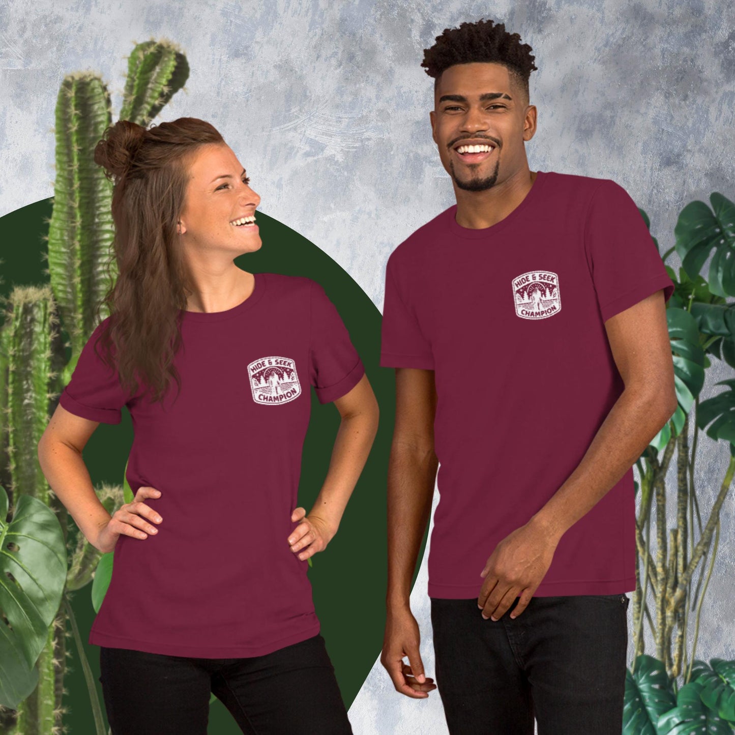 Sasquatch Hide & Seek Champion T-shirt - Unisex staple tee