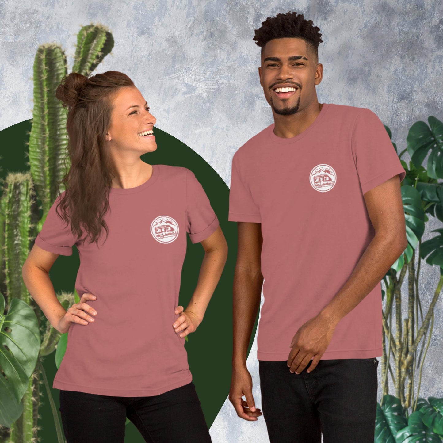 Camper in the Mountains T-shirt - Unisex staple tee