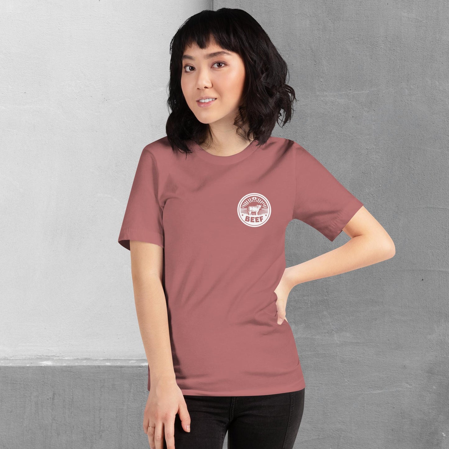 Beef / Cattle t-shirt (front/back) - Unisex staple tee