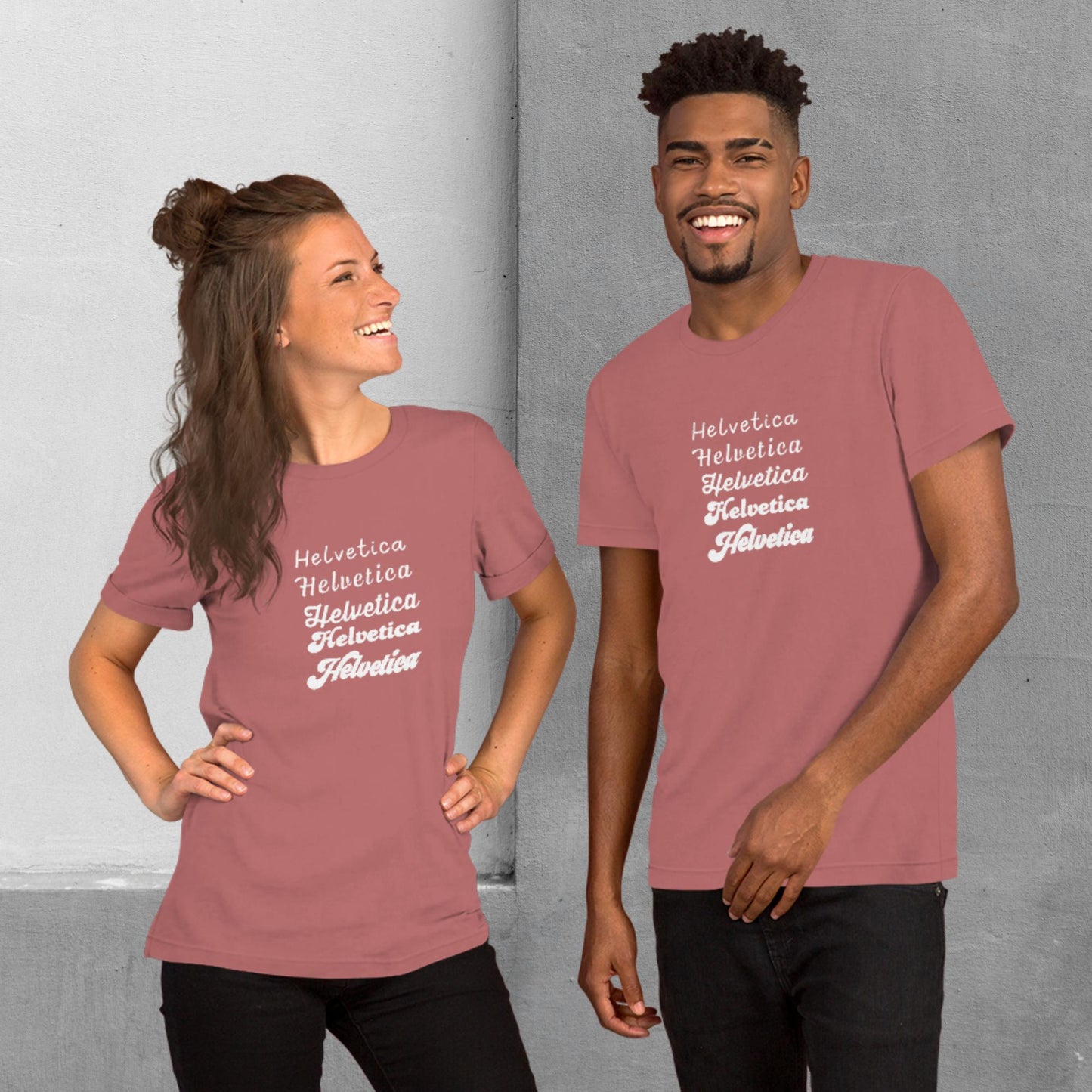 Definitely Not Helvetica T-shirt - Unisex staple tee