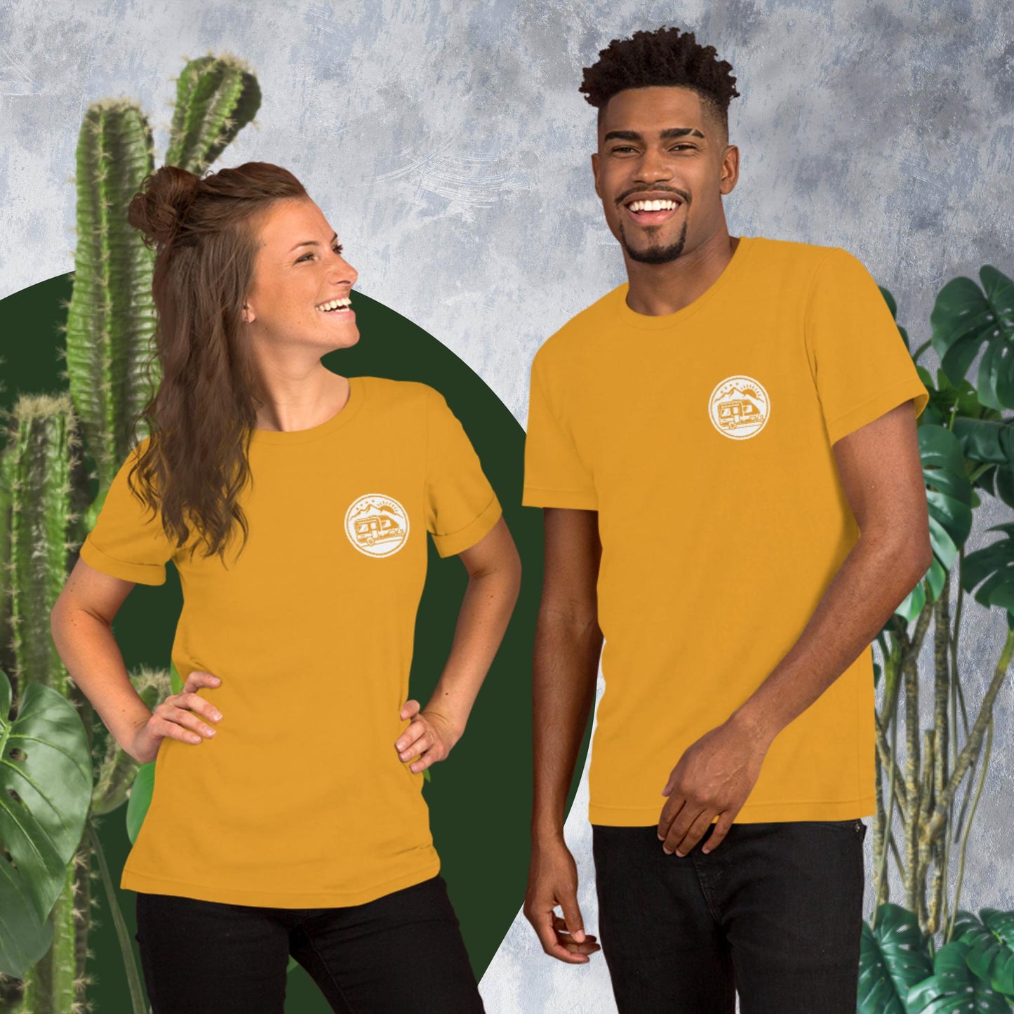 Camper in the Mountains T-shirt - Unisex staple tee