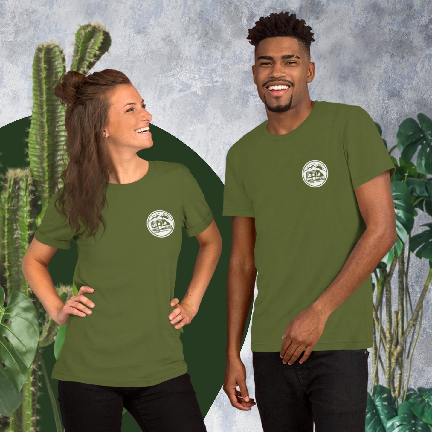 Camper in the Mountains T-shirt - Unisex staple tee