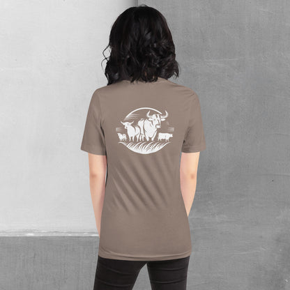 Beef / Cattle t-shirt (front/back) - Unisex staple tee