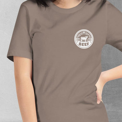 Beef / Cattle t-shirt (front/back) - Unisex staple tee