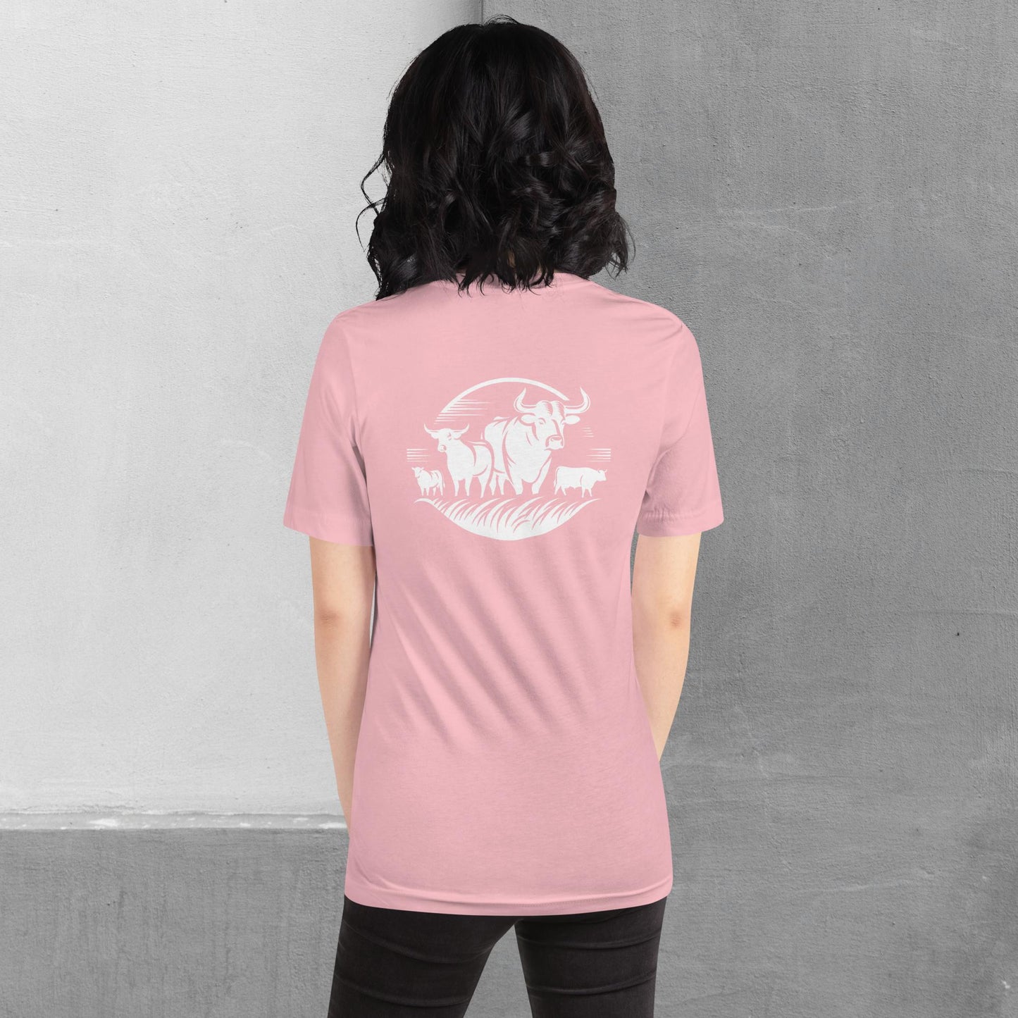 Beef / Cattle t-shirt (front/back) - Unisex staple tee