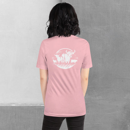Beef / Cattle t-shirt (front/back) - Unisex staple tee