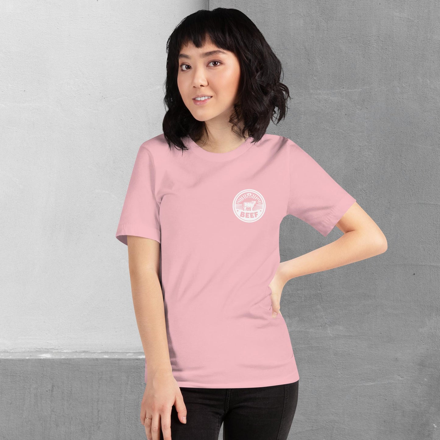 Beef / Cattle t-shirt (front/back) - Unisex staple tee