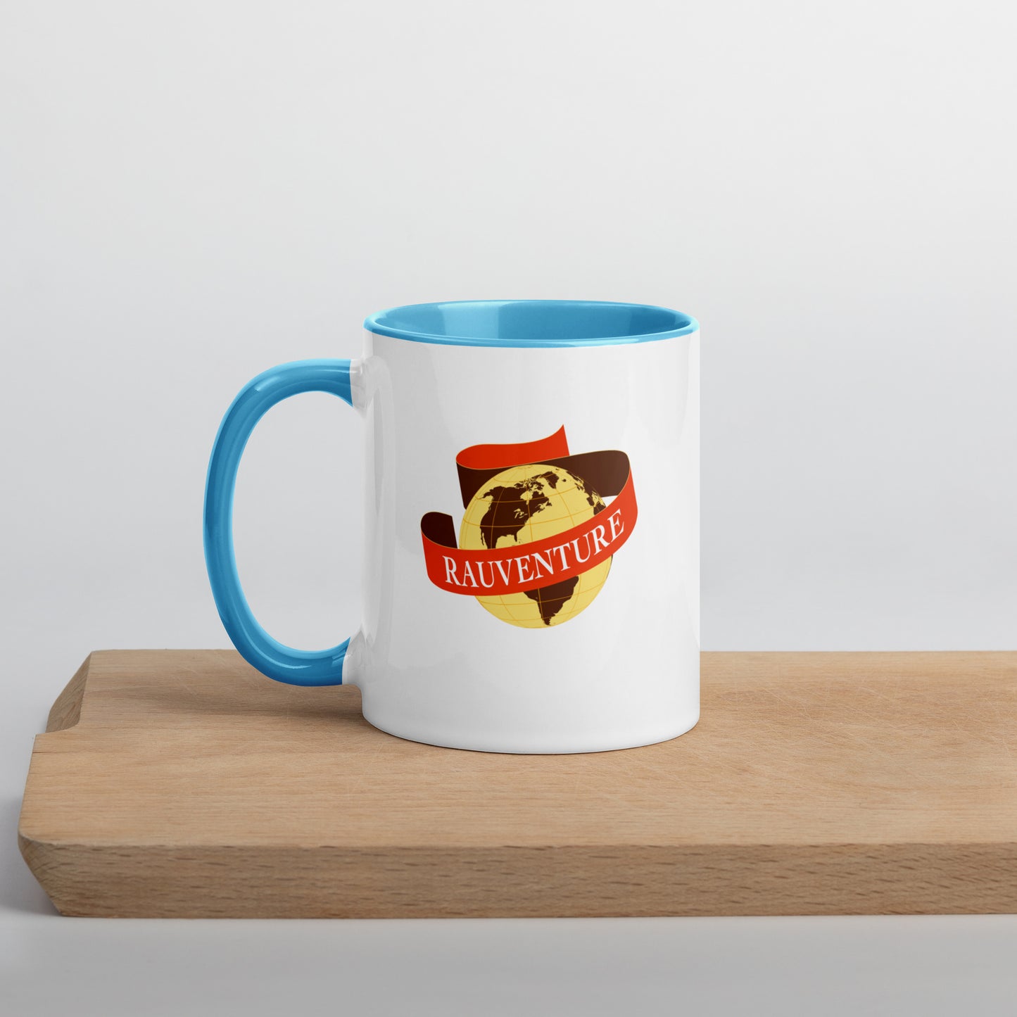 RauVenture Logo Ceramic Mug - color inside