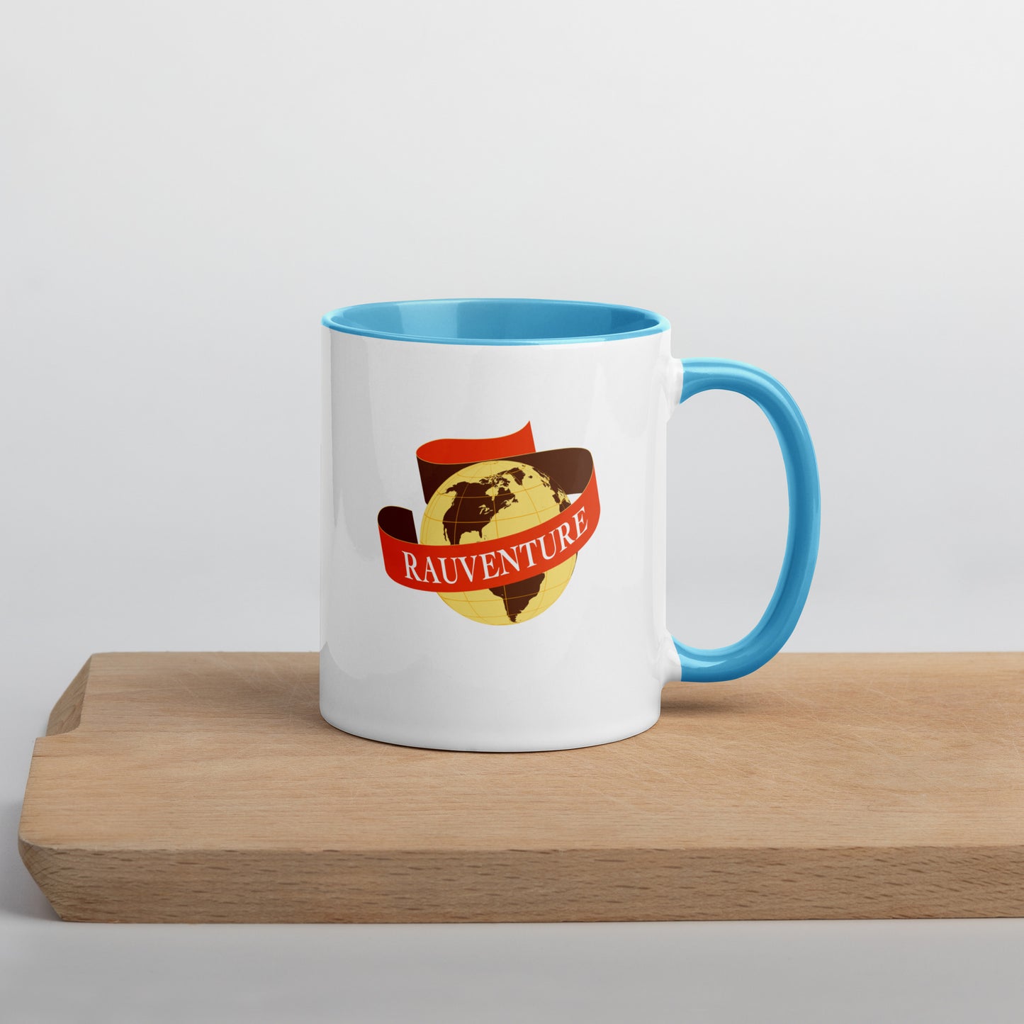 RauVenture Logo Ceramic Mug - color inside