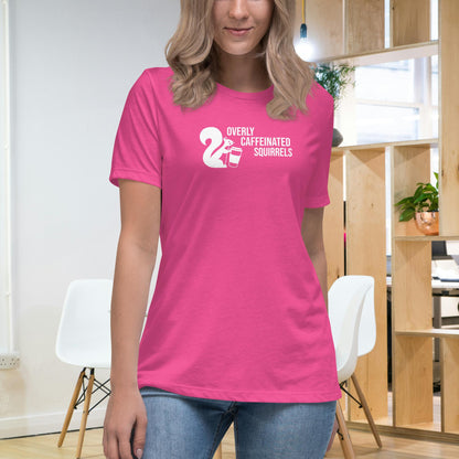 Overly Caffeinated Squirrels T-shirt - Premium women's relaxed tee